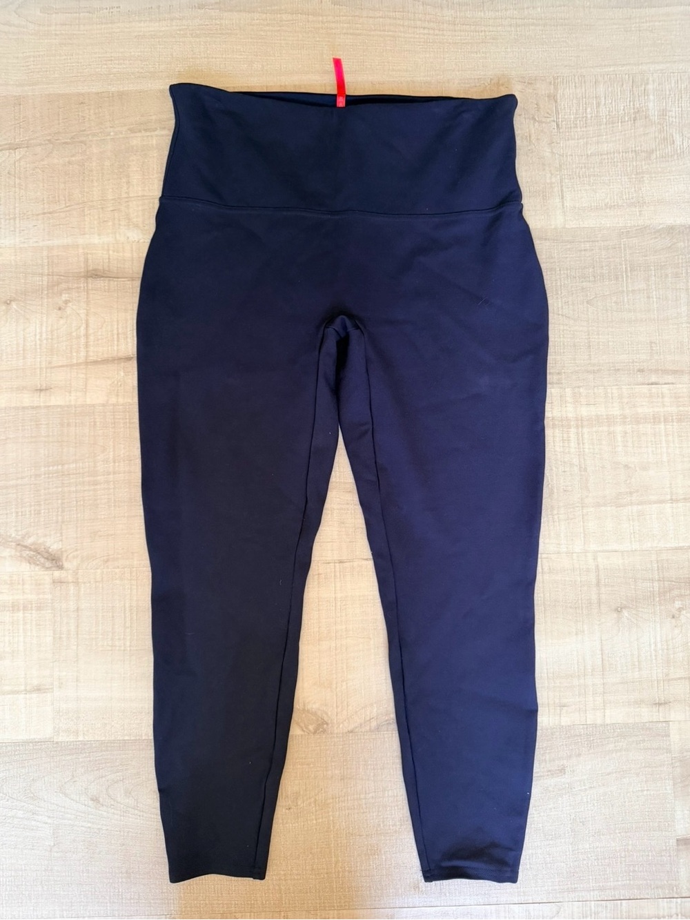 SPANX High Waisted Compression Leggings Navy Blue Size XL Tummy Control⁠